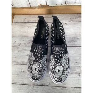 tropical y2k boho indieHot Topic Paisley Bandana Handkerchief Print Slipon Shoes